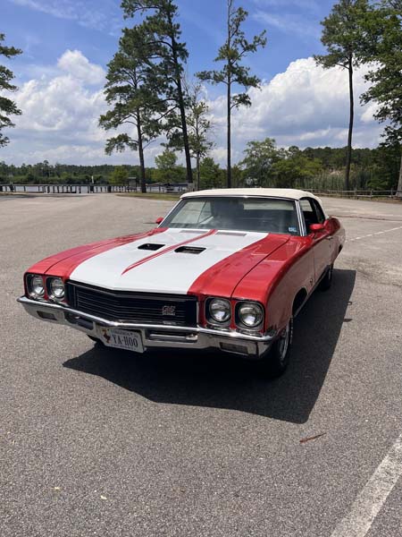 1972 Buick hood graphics