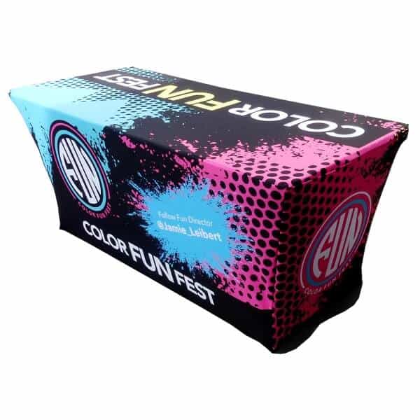 6ft Stretch Fitted Table Covers from DeSigns Inc.