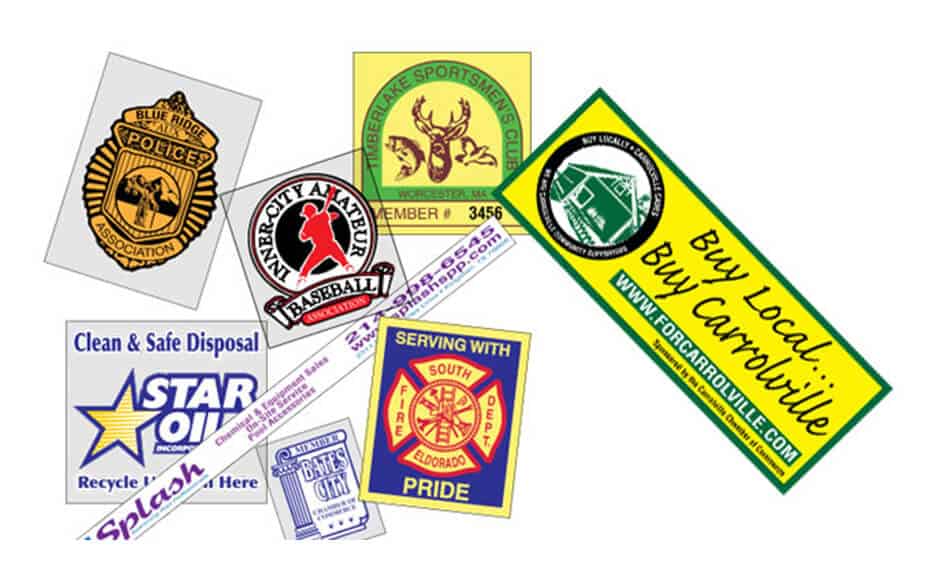 Wide selection of vinyl decals, reflective decals and print and cut decals.