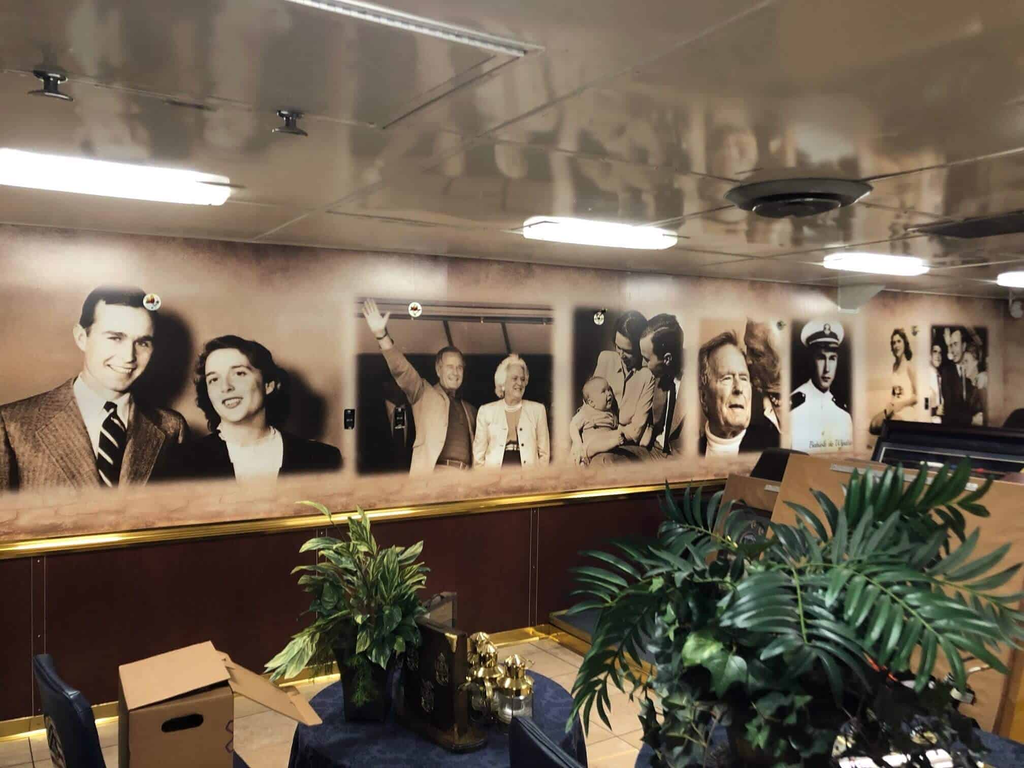 Photo wall mural for President George H.W. Bush America's 43rd President by DeSigns, Inc.