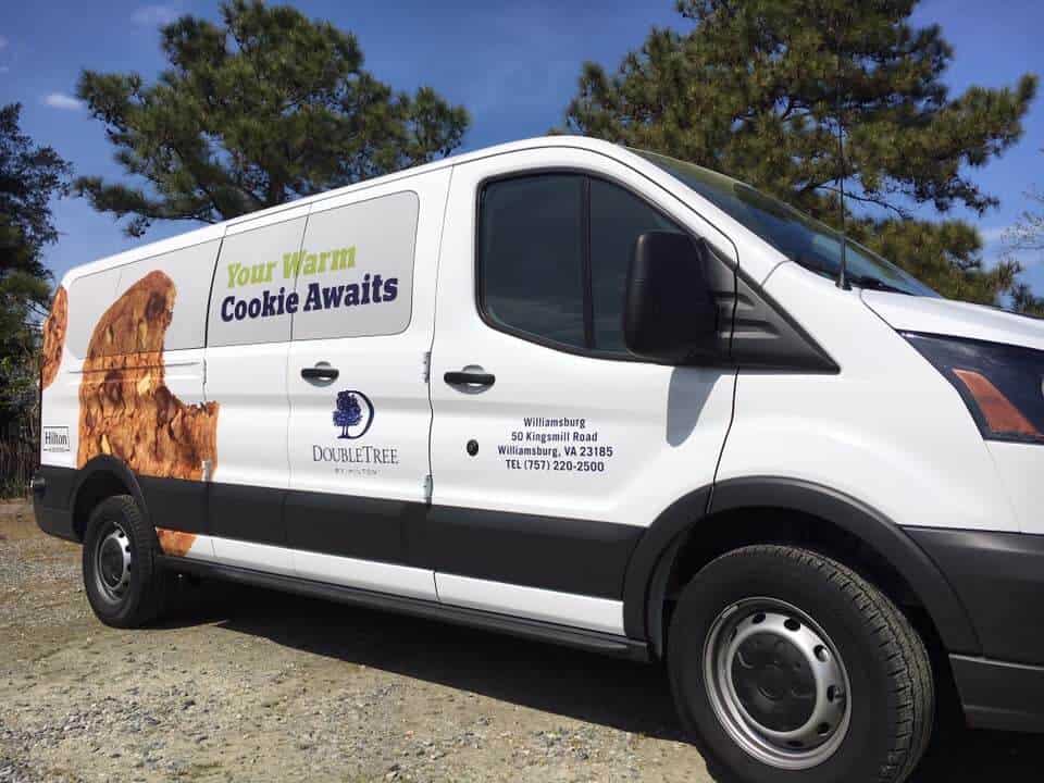 Van wraps - Hilton-DoubleTree van wrap