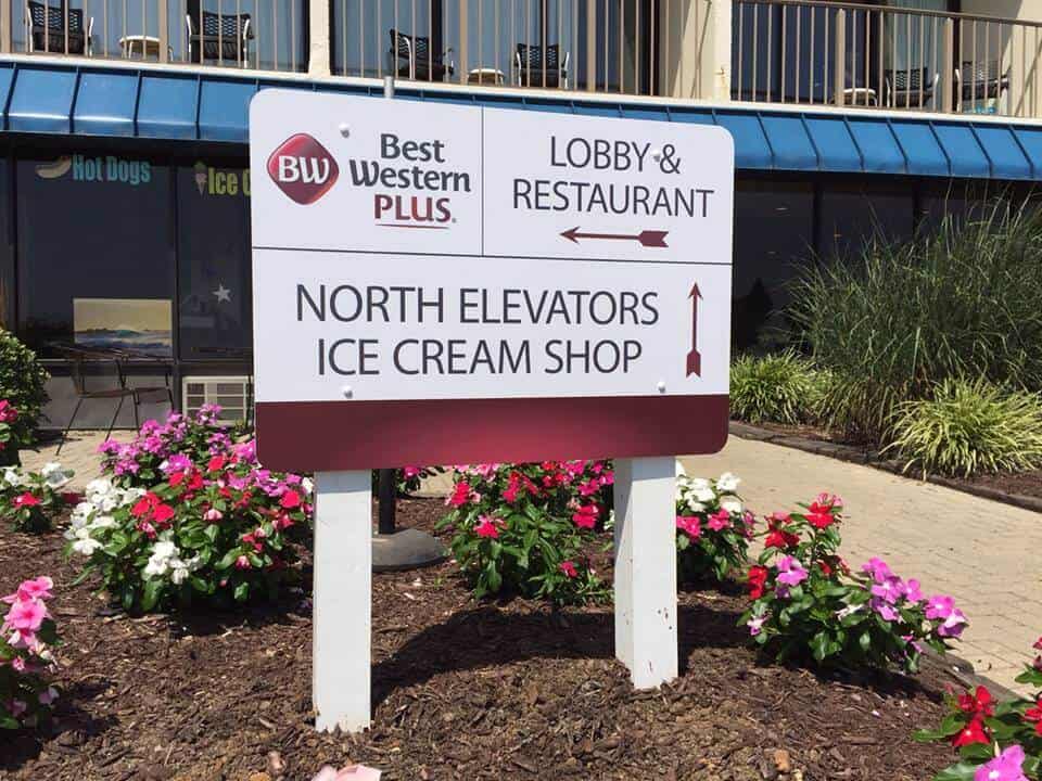 Hotel Directional signage for Best Western