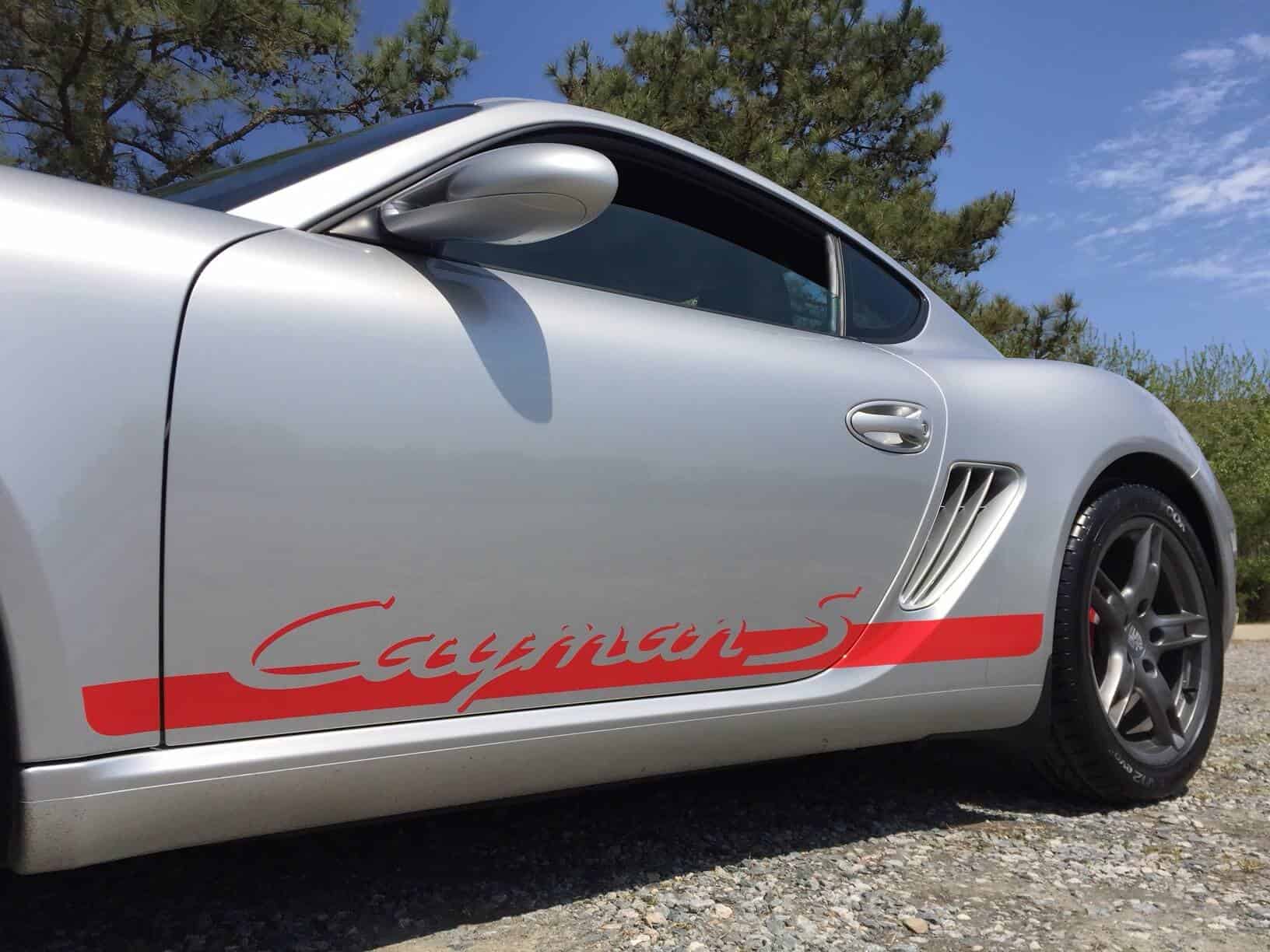 Rocker panel wrap and Cayman lettering