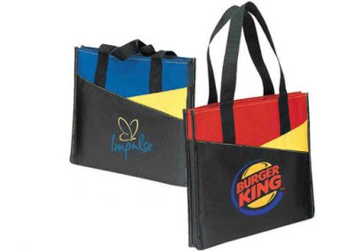 Multi-color tote bags - Imprint your name, logo or slogan