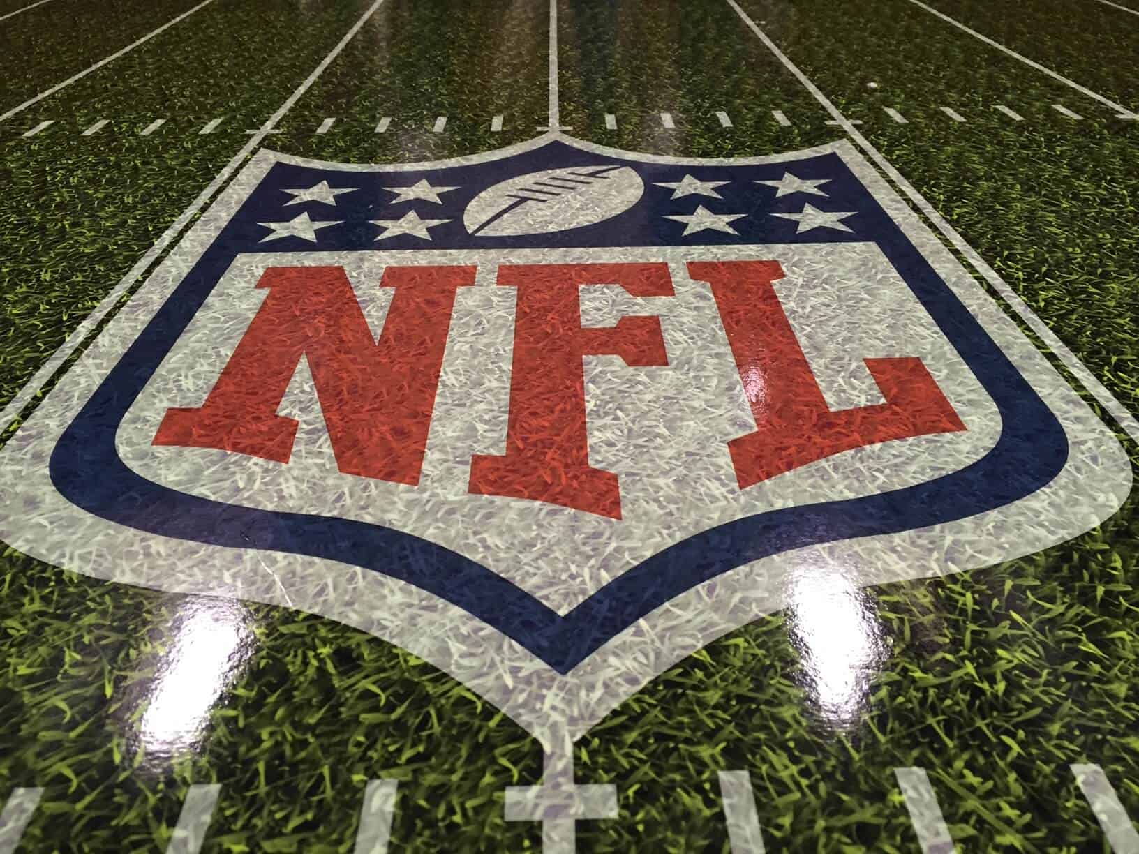 NFL floor mural