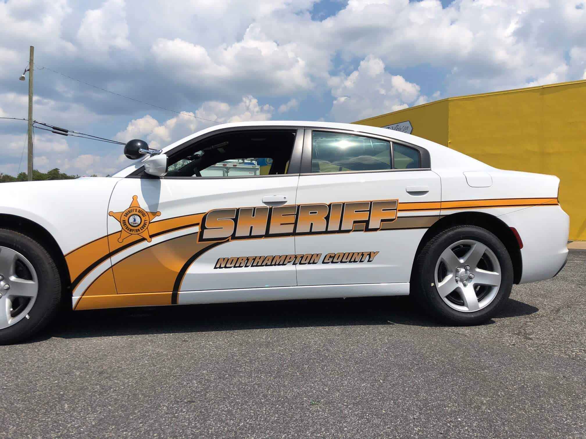 Car wrap for North Hampton County Sheriff