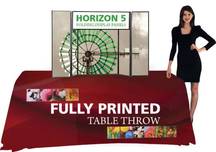 Printed table cloth from DeSign Inc.
