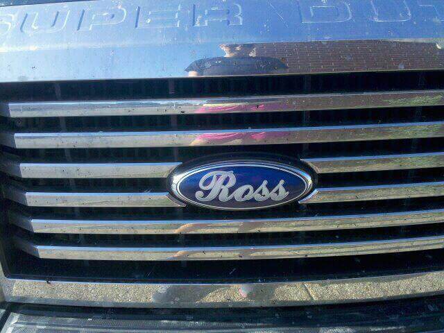 Ross Sons emblem on Ford Super Duty grill