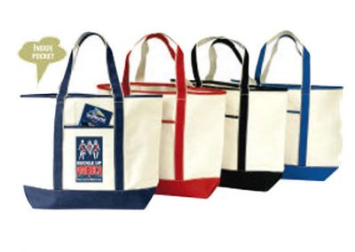 Shop style tote bags - Imprint your name, logo or slogan