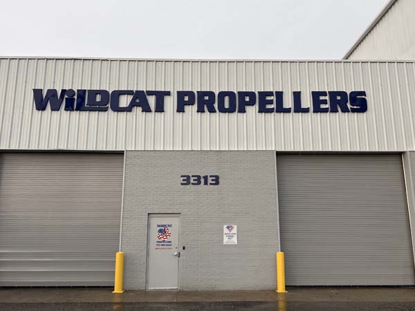 Dimensional letters mounted for your business.
