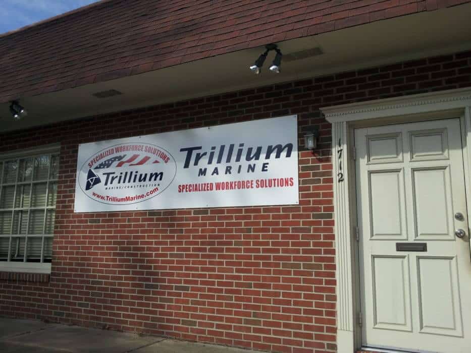 Affordable signs installed on your building by DeSigns Inc.