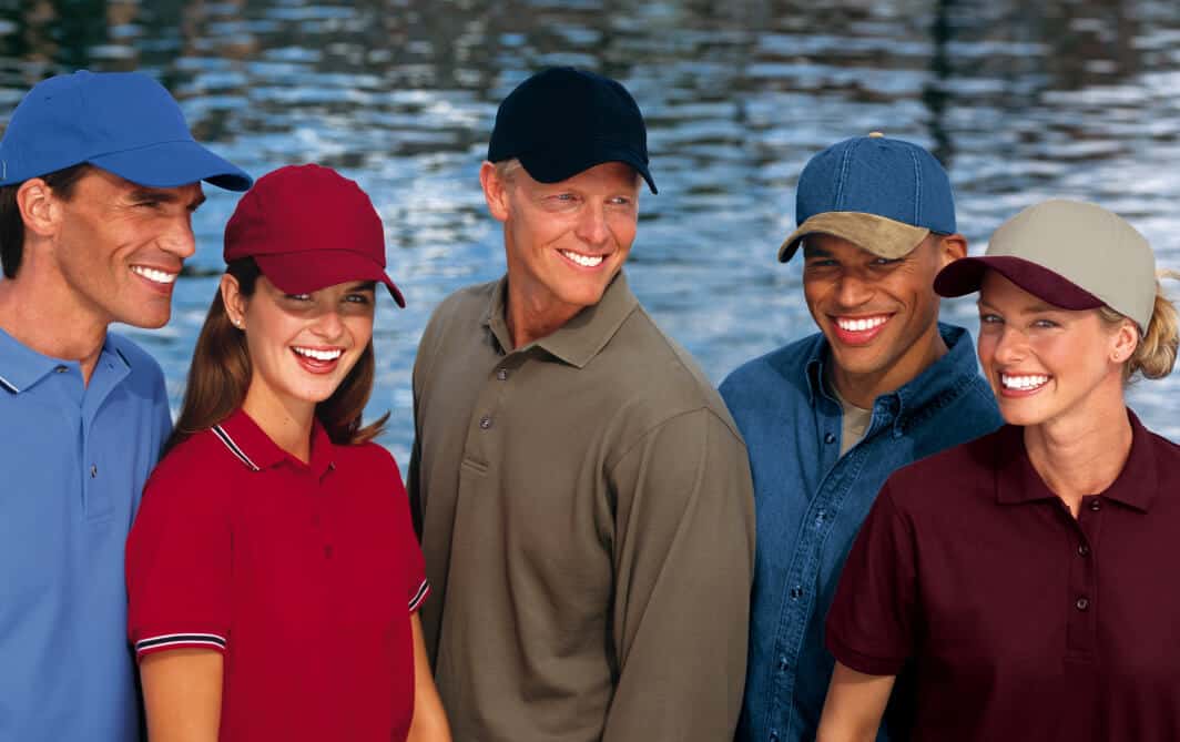 Business corporate caps and hats. Screen print or Embroider name, logo, and slogan. Great promotional item for events and tradeshows.