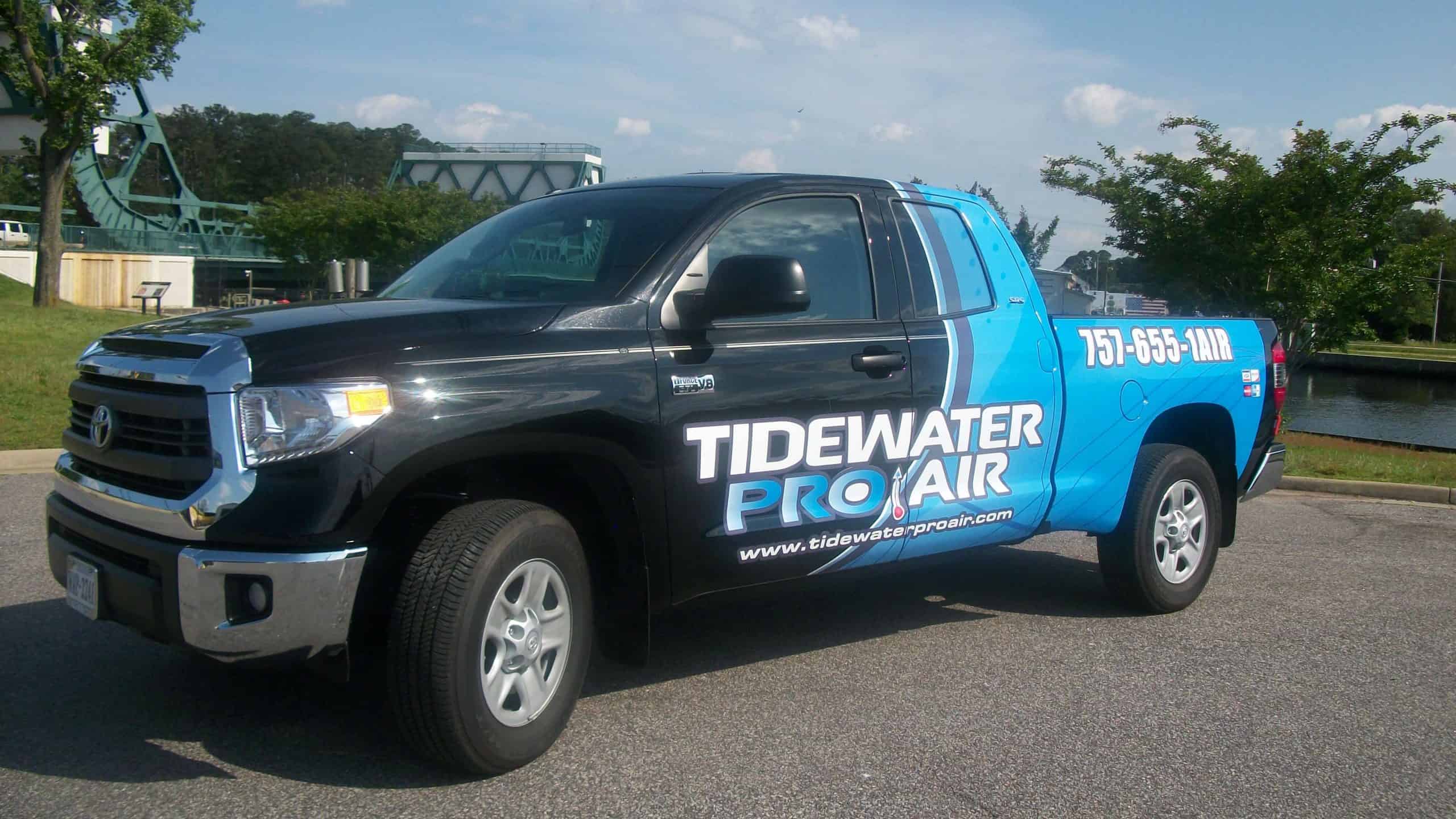 Truck graphics for Tidewater Pro Air