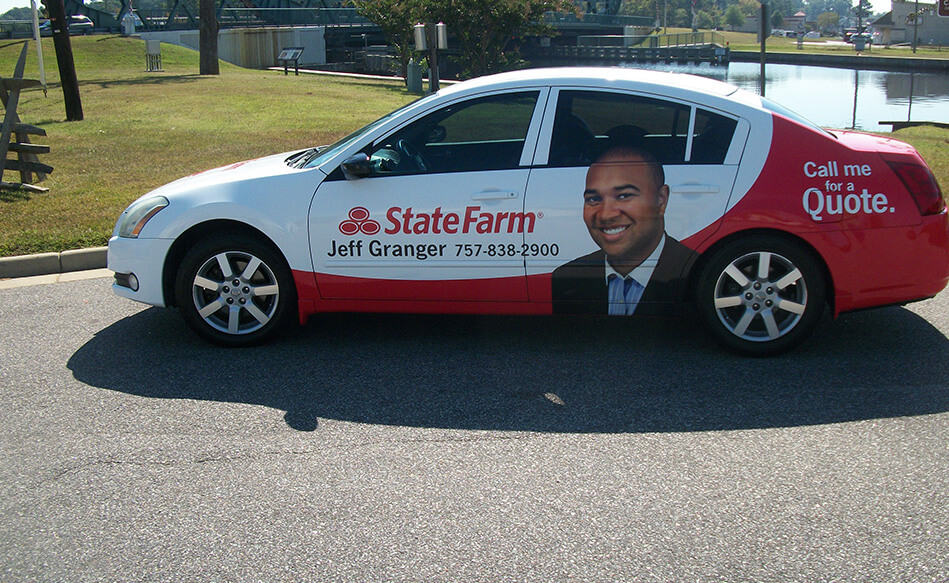 Custom car wrap for realtors