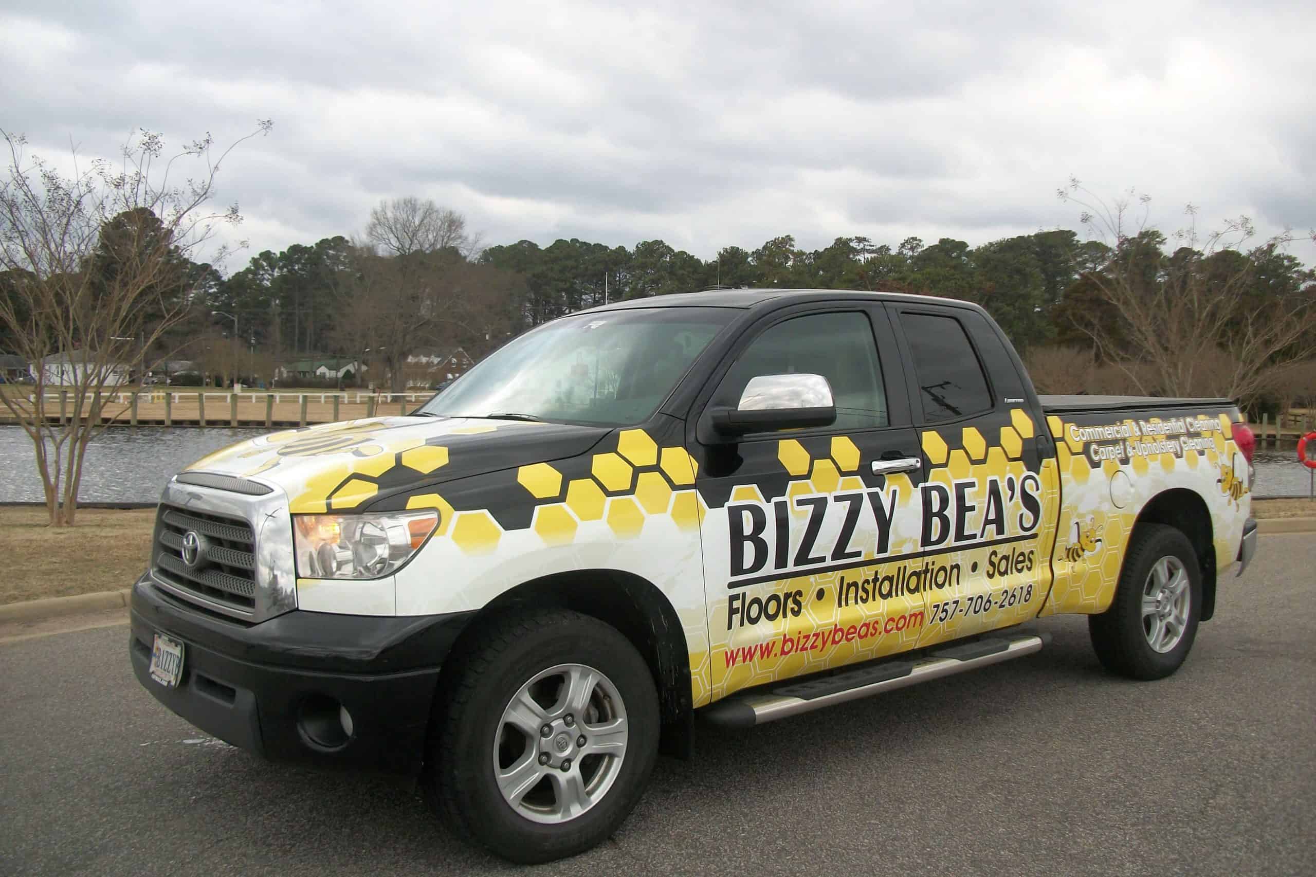 Truck wrap designs - Bizzy Bea's