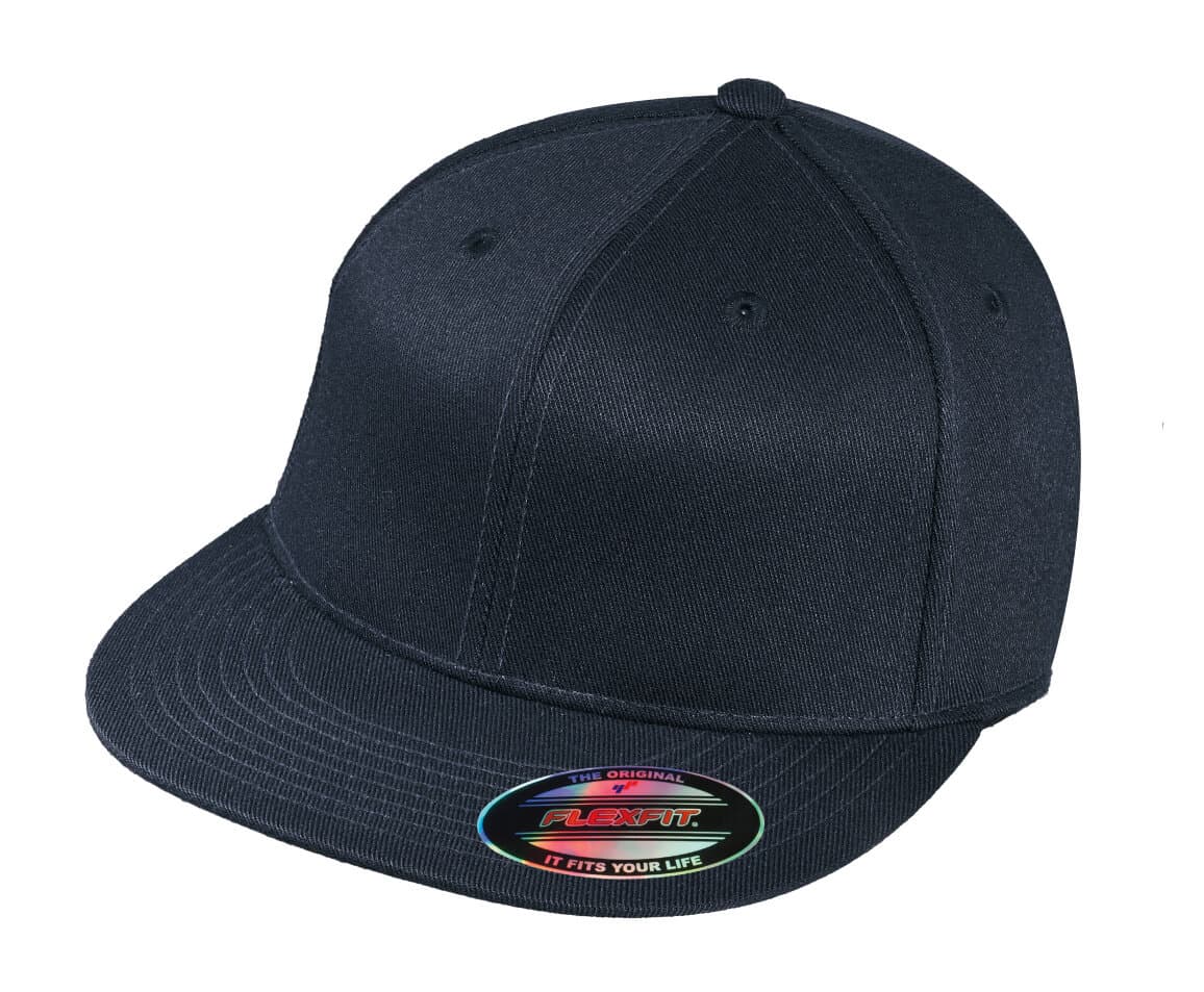 Flat bill flex fit hats. Screen print or Embroider name, logo, and slogan. Great promotional item for events and tradeshows. Ball Caps for team wear, sports where, anywhere!