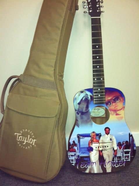 Custom guitar wrap. We can custom wrap most anything at DeSigns, Inc.