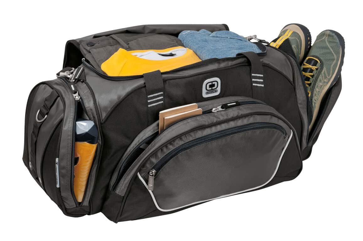 Heavy duty duffle work bags - Imprint your company logo, name or slogan