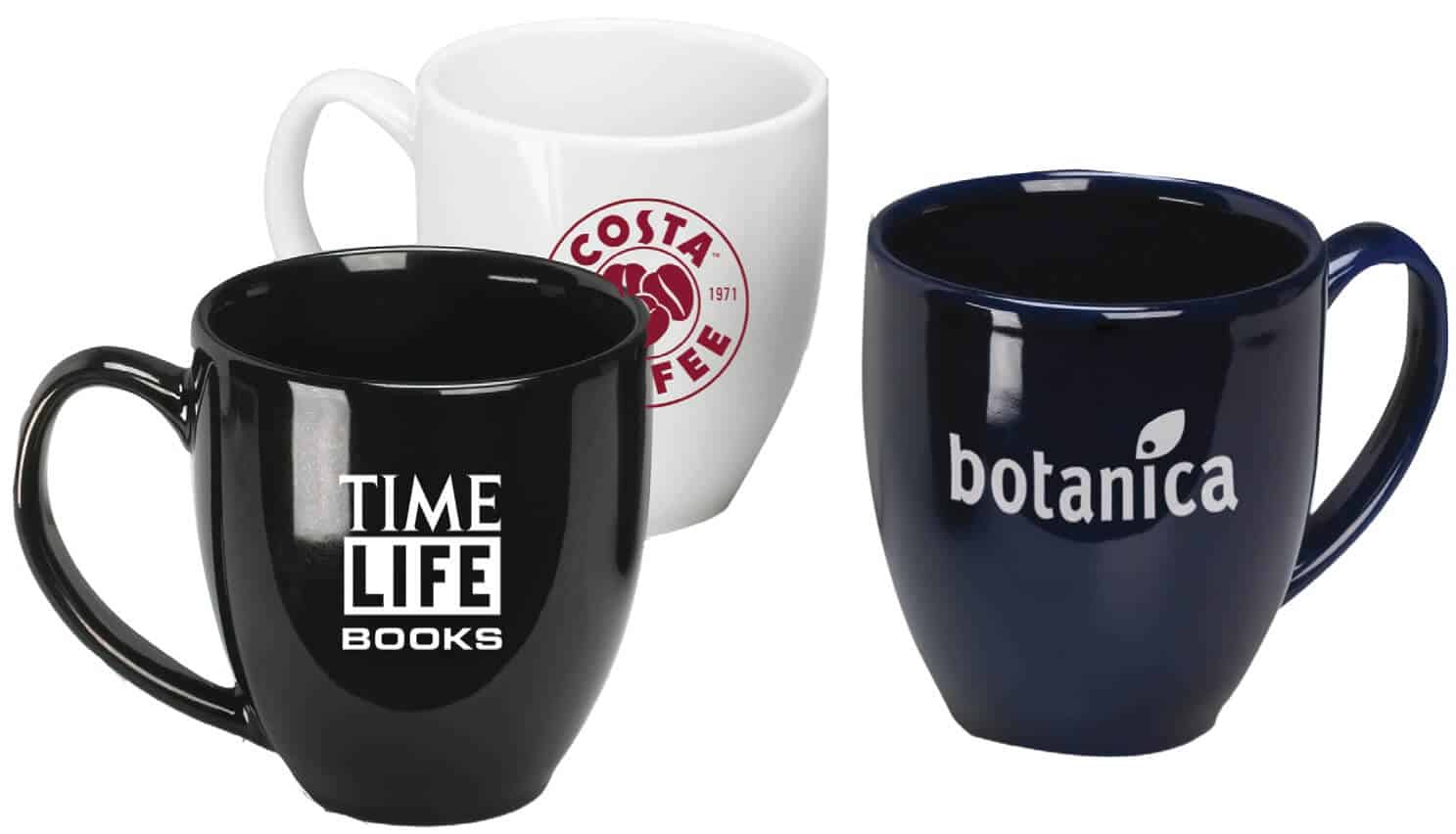 Get your logo on cups, mugs and coozies