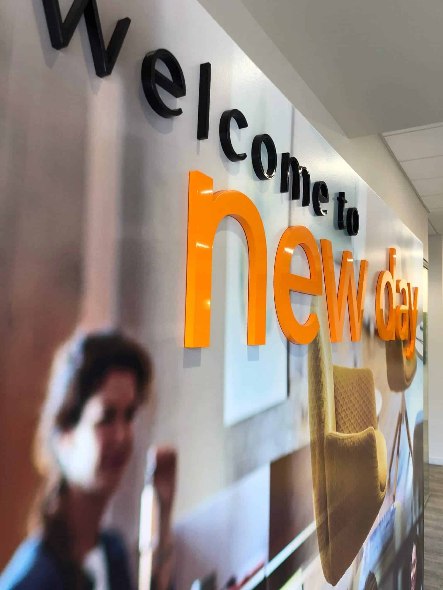 Murals for retail shops - New Day Office Supply wall mural