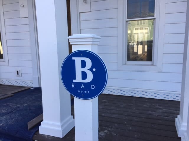 Circular parking signs