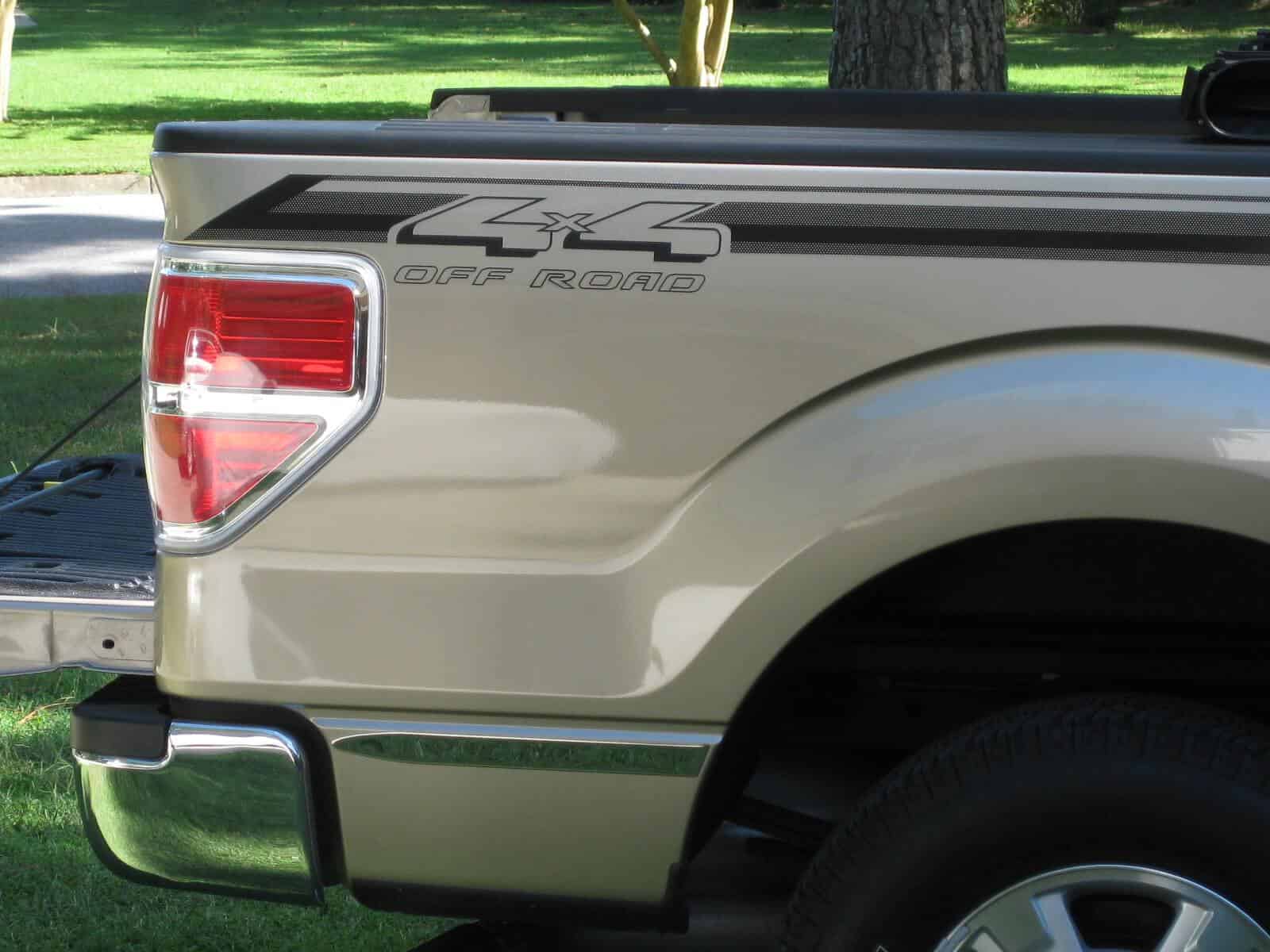 4x4 pickup truck race stripes