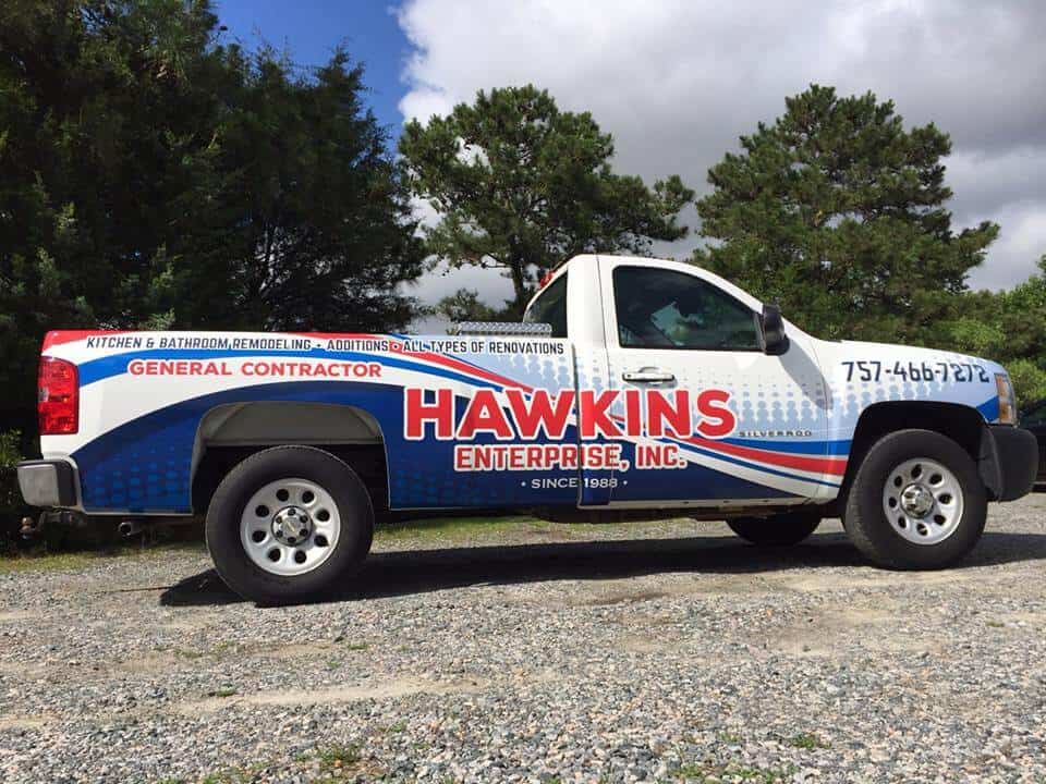 Truck wrap for HAWKINS Enterprise