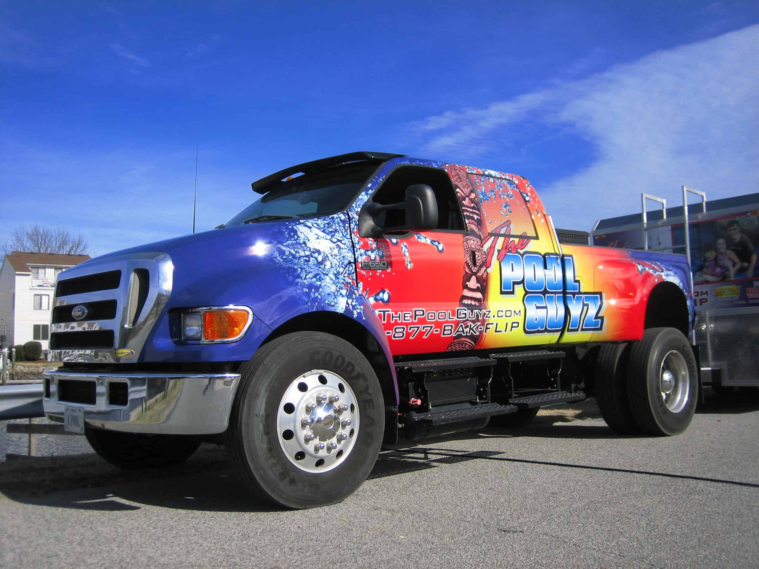 Full color truck-wraps from DeSigns, Inc.
