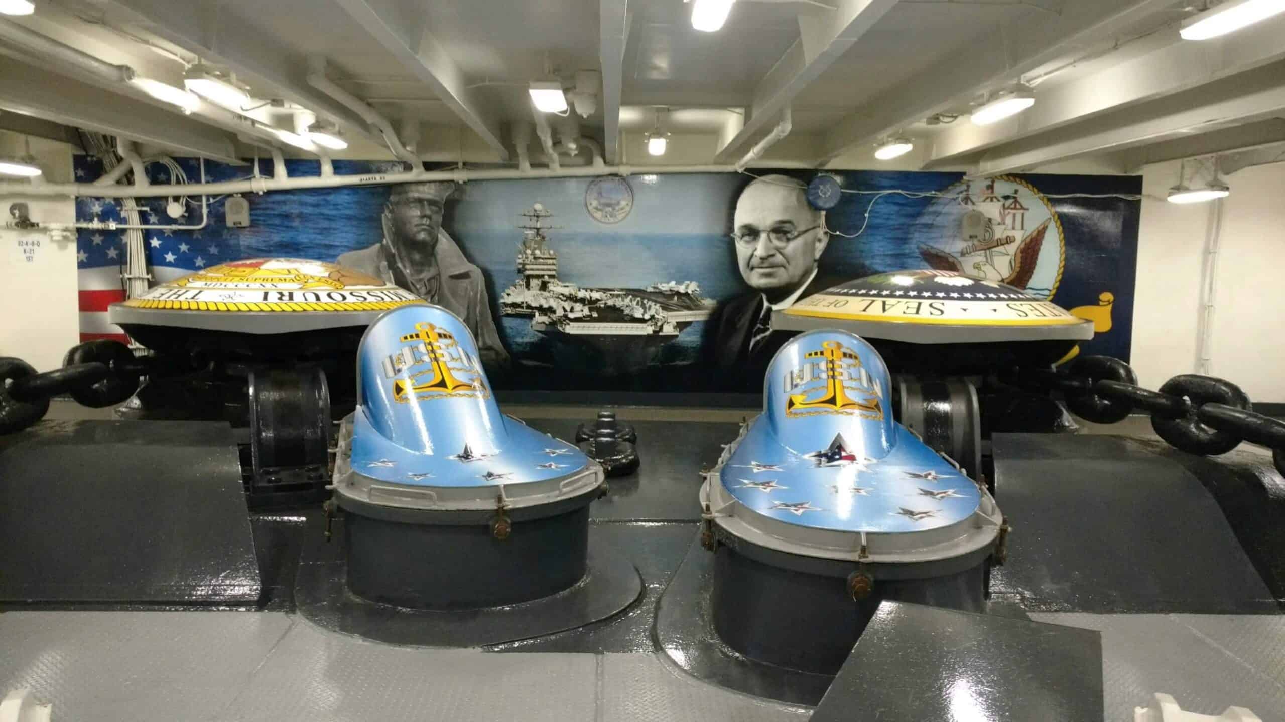 Custom graphics and wraps USS Harry Truman by DeSigns, Inc.