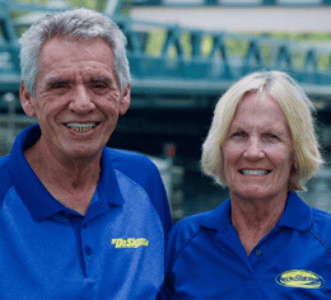 Joe and Mary Mazur at DeSigns Inc.